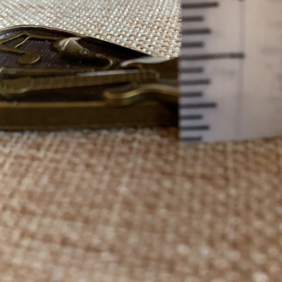 Music Guitar saxophone 3D Layered Heart Necklace Handmade One of a Kind - Picture 6 of 7